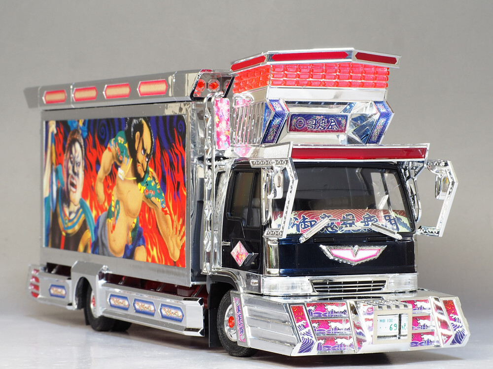 デコトラプラモデル　日野レンジャー4Dメッキキャブ等セット売り デコトラプラモデル 日野レンジャー4Dメッキキャブ等セット売り