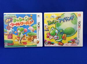 3DS ソフト ポチと!ヨッシーウールワールド ヨッシーNewアイランド セット 即決!