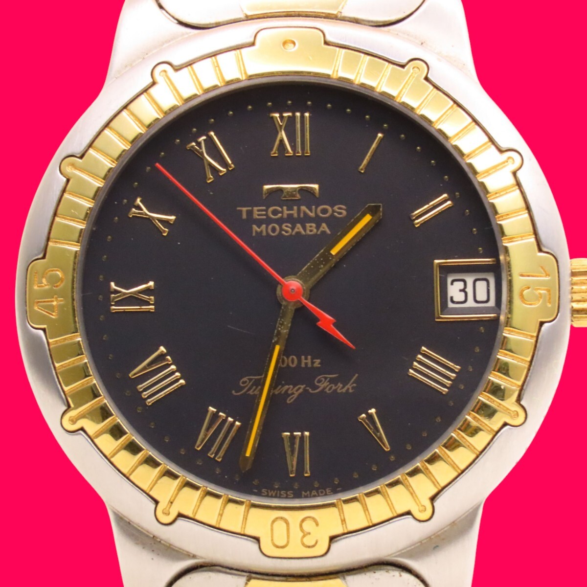 【稼働品】TECHNOS テクノス ヴィンテージウォッチ 中古・古着通販】TECHNOS (テクノス) ダイバーズウォッチ