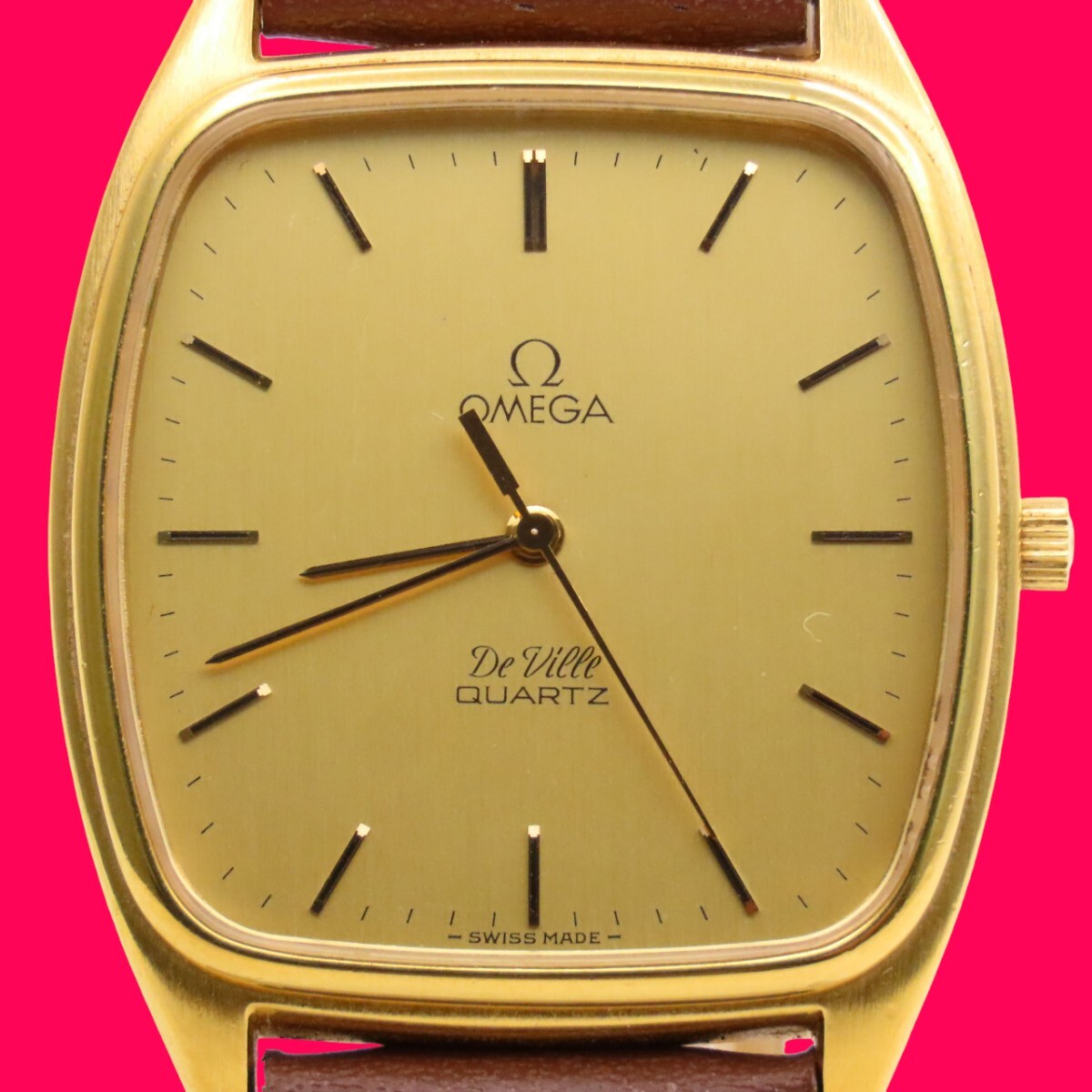 【高級◎ 稼働】オメガ 腕時計 デビル シルバー 電池新品 純正ベルト 高級◎ 稼働】オメガ 腕時計 デビル シルバー 電池新品 純正