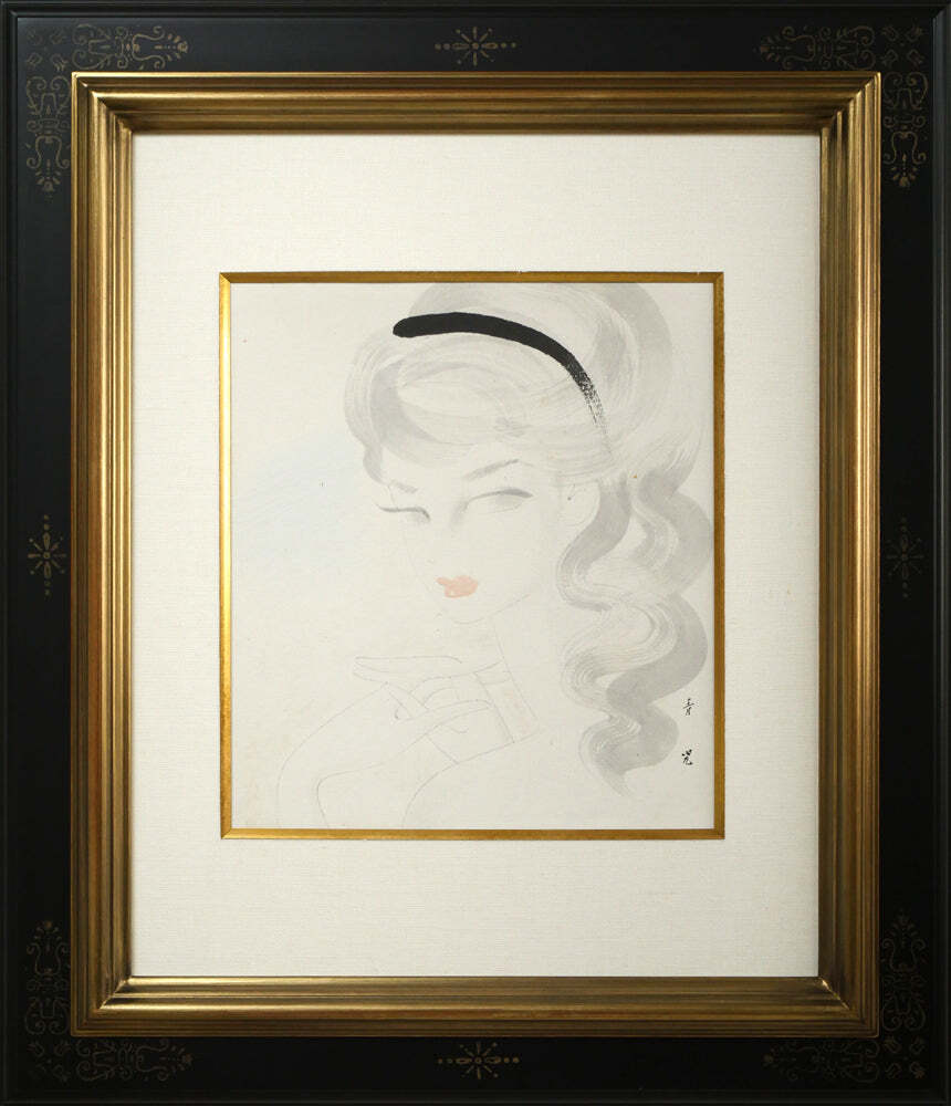 2025年最新】Yahoo!オークション -東郷青児 水彩(絵画)の中古品