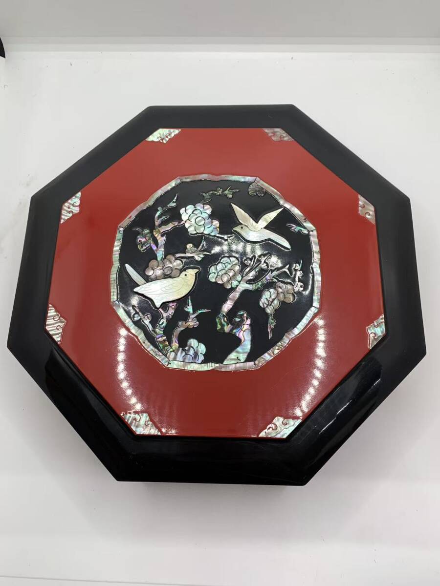 超希少！中国美術 螺鈿細工 漆塗 ダイニングセット 11点 JINLONG 金龍 2025年最新】Yahoo!オークション -螺鈿細工(その他)の中古品