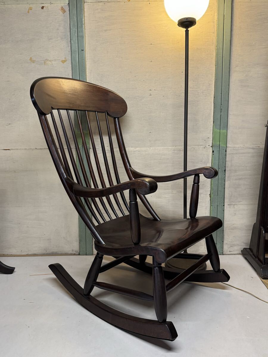 ロッキングチェア　ヴィンテージ モダン　ミッドセンチュリー　昭和レトロ ロッキングチェア ヴィンテージ モダン ミッドセンチュリー 昭和