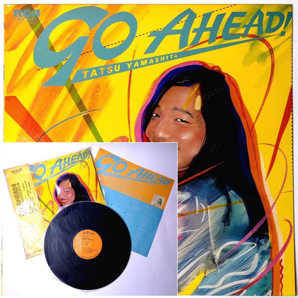 TATSU YAMASHITA GO AHEAD! 山下達郎LPレコード Tatsu Yamashita – Go Ahead! – Vinyl (LP, Album + 3 more