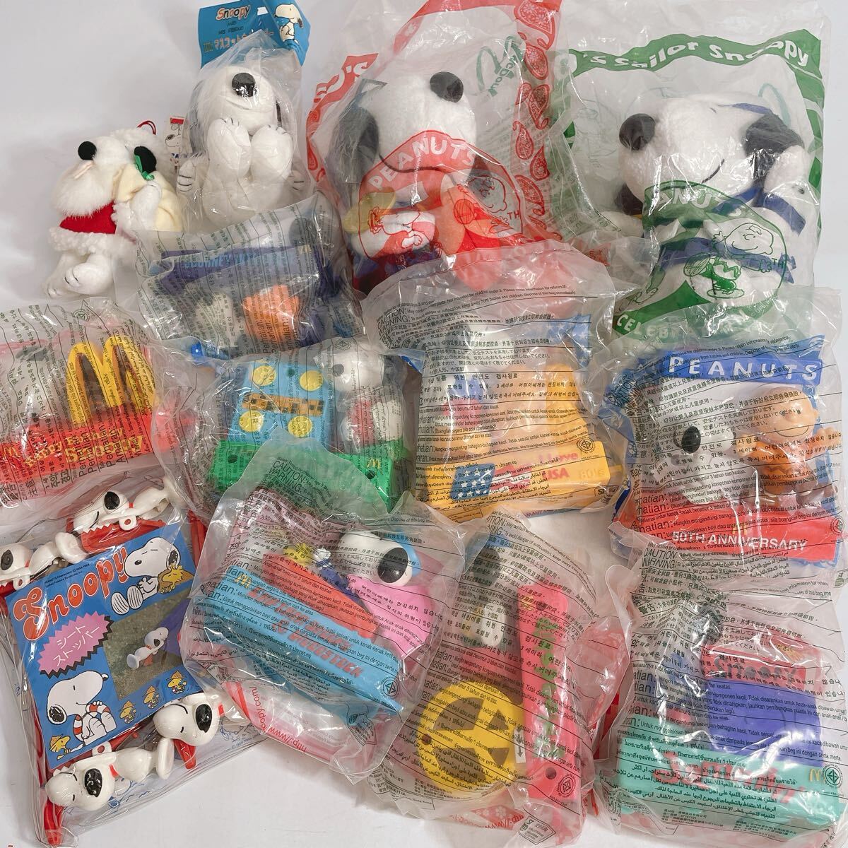 Yahoo!オークション -「マクドナルド スヌーピー ぬいぐるみ」の落札