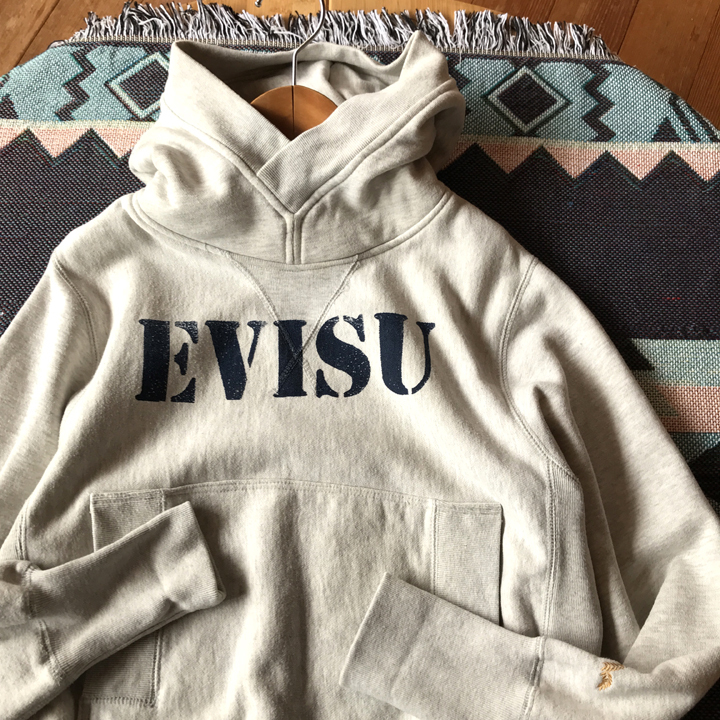 エヴィス スウェットパーカー サイズL 美品 美品 エヴィス スウェットパーカー EVISU フーディー