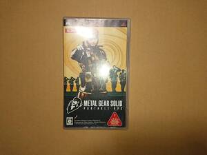 PSP メタルギアソリッド オプス PORTABLE OPS