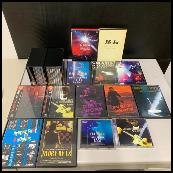 甲斐バンド Q盤シリーズ 未開封CD12枚セット 廃盤 甲斐よしひろ DVD+CD Tour Of TEN STORIES 2 2008 KAI