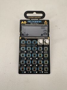 Teenage Engineering PO-128 Mega Man 昭和レトロ ロックマン 動作確認済み 楽器 器材 音響機器 音楽 ホビー おもちゃ 中古 美品 ブラック