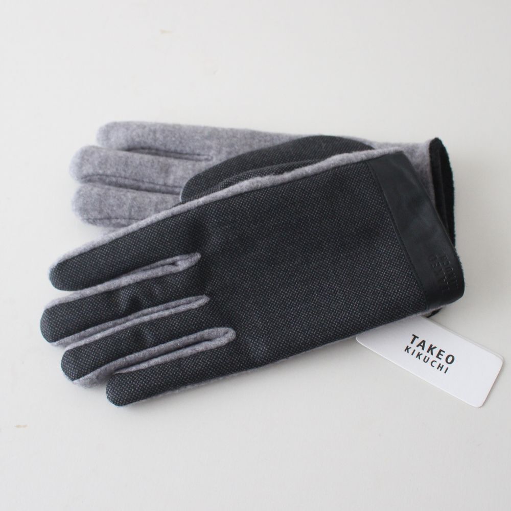 新品　TAKEO KIKUCHI 羊革手袋 ☆黒/赤、黒／グレー2点 新品 TAKEO KIKUCHI 羊革手袋 ☆黒/赤、黒／グレー2点 グローブ