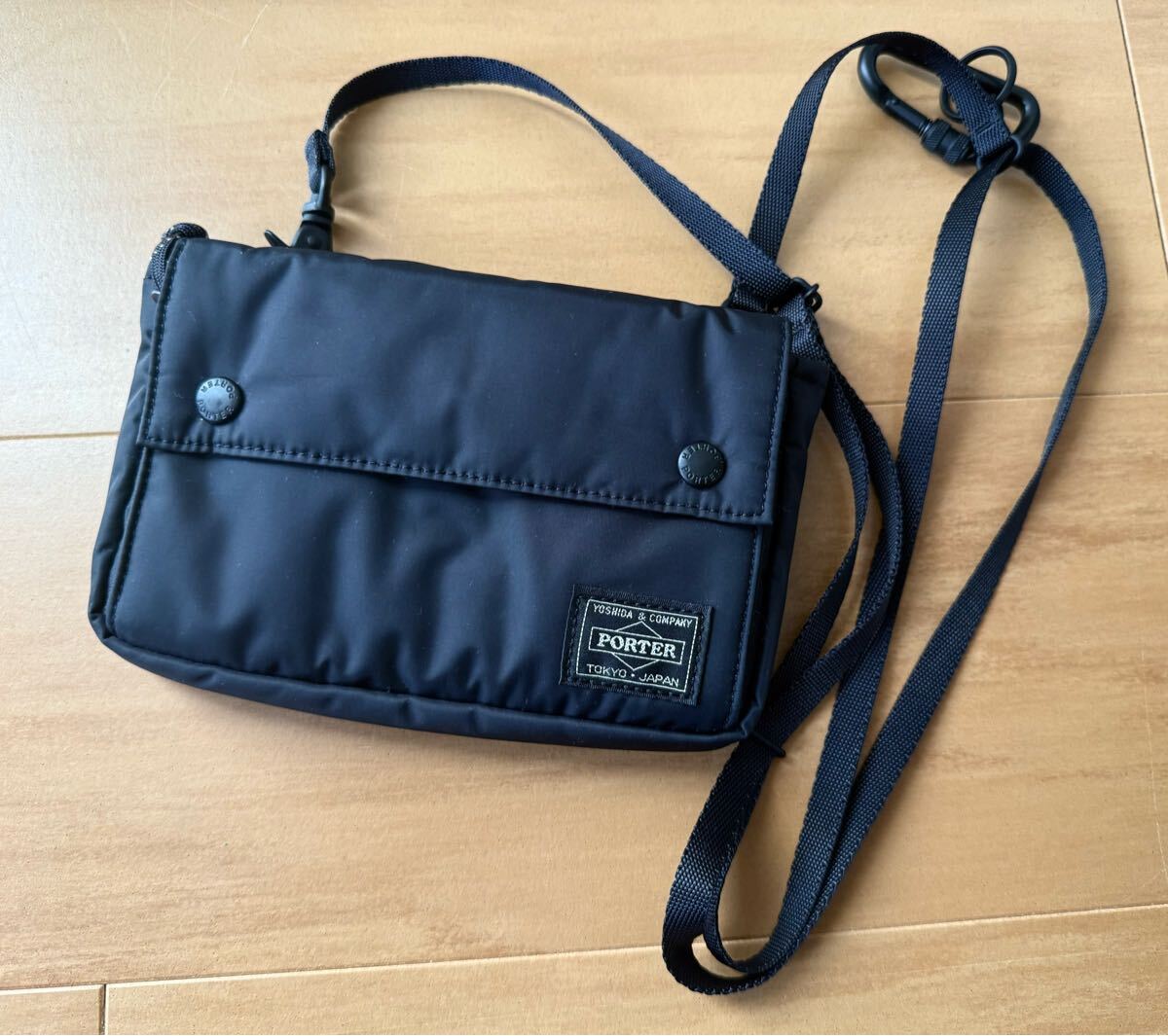 未使用に近い✨PORTER ポーター ショルダーバッグ オールレザー ネイビー PORTER ポーター ネイキッド ショルダー ショルダーバッグ(M