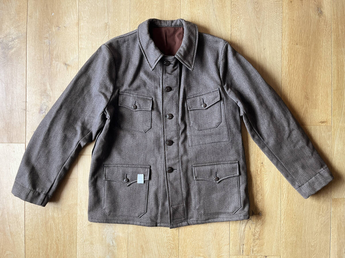 フランスヴィンテージ　カバーオール　ハンティングジャケット ヴィンテージアウター】フランスのハンティングジャケットが良