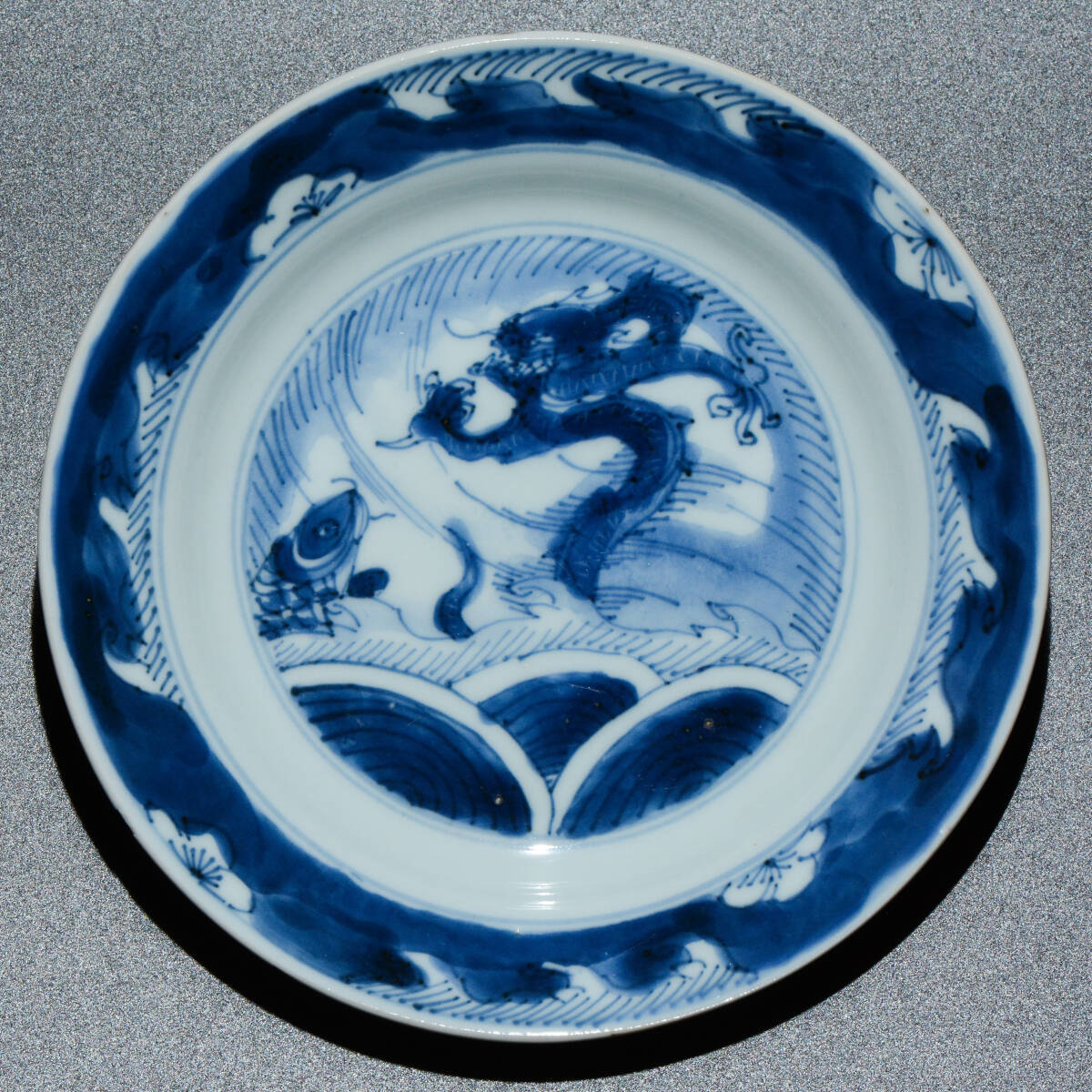 南京染付寿皿　骨董品　5客 Yahoo!オークション -「南京古染付」の落札相場・落札価格