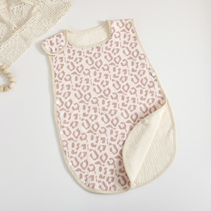 * леопардовая расцветка * марля слипер слипер марля летний марля слипер новорожденный baby младенец ребенок Kids новорожденный из можно использовать 4 -слойный