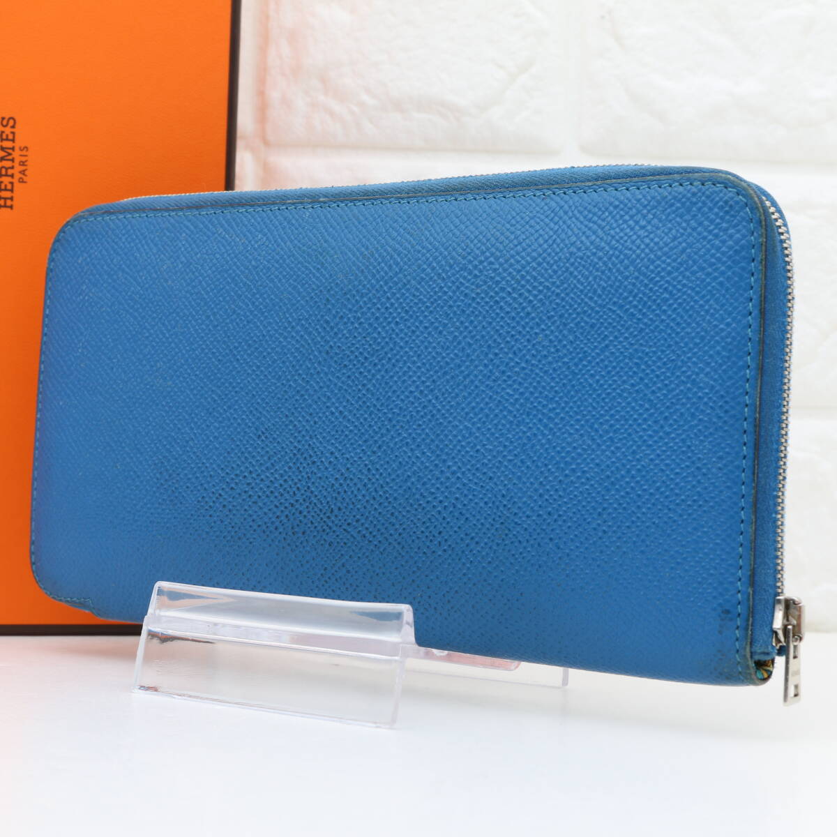 2025年最新】Yahoo!オークション -エルメス 青 長財布の中古品