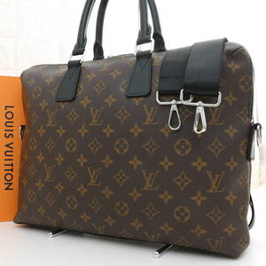LOUIS VUITTON ルイヴィトン モノグラム マカサー ポルト ドキュマン ジュール PDJ M40868 ビジネスバッグ ブリーフケース 2WAY メンズ