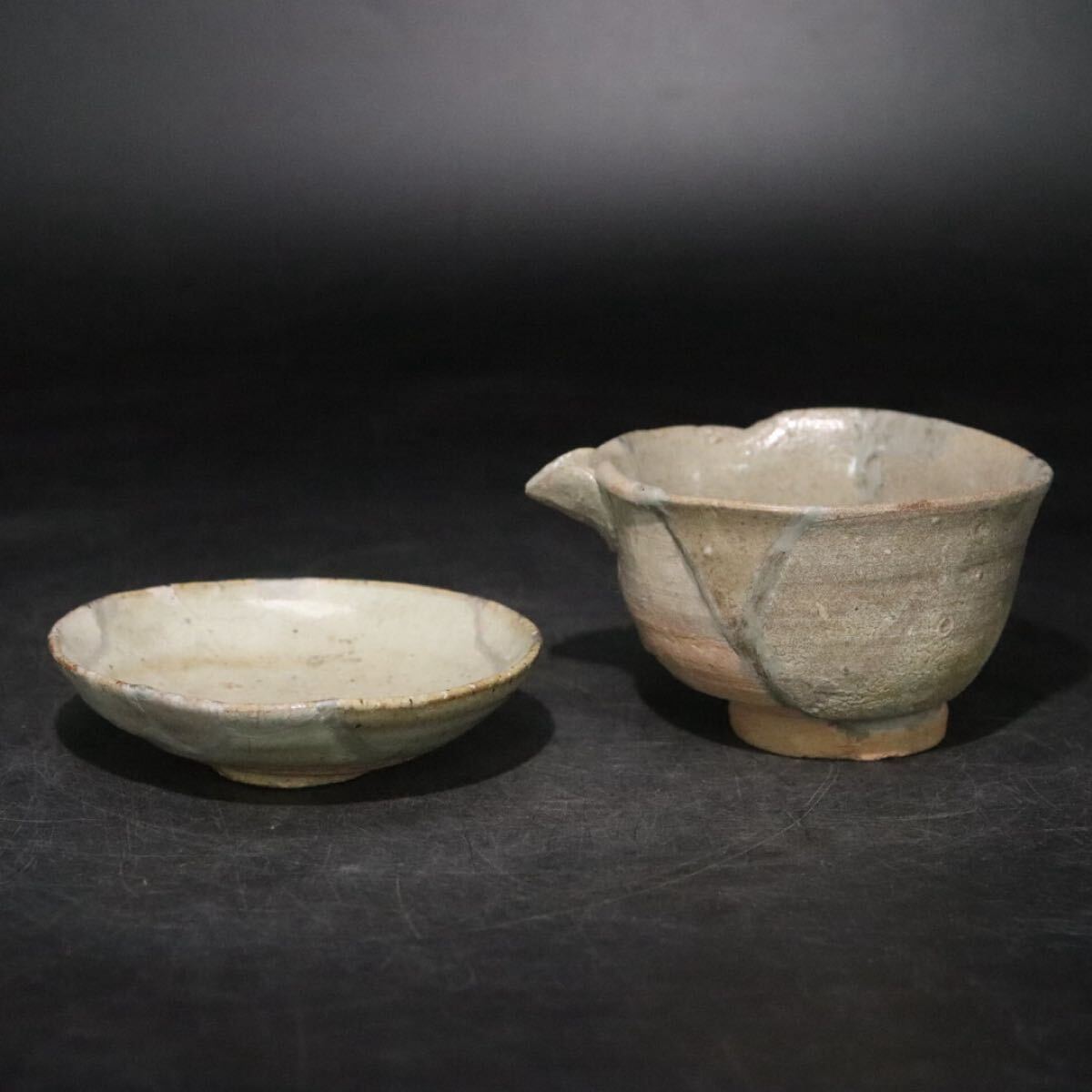 Yahoo!オークション -「古唐津 小皿」(唐津) (日本の陶磁)の落札