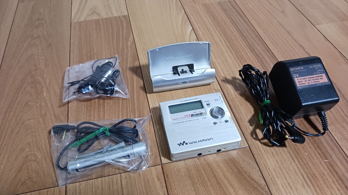 SONY ポータブルMDレコーダー MZ-R909 動作未確認 現状渡し Amazon | SONY ソニー MZ-R909 ブルー ポータブルMDレコーダー