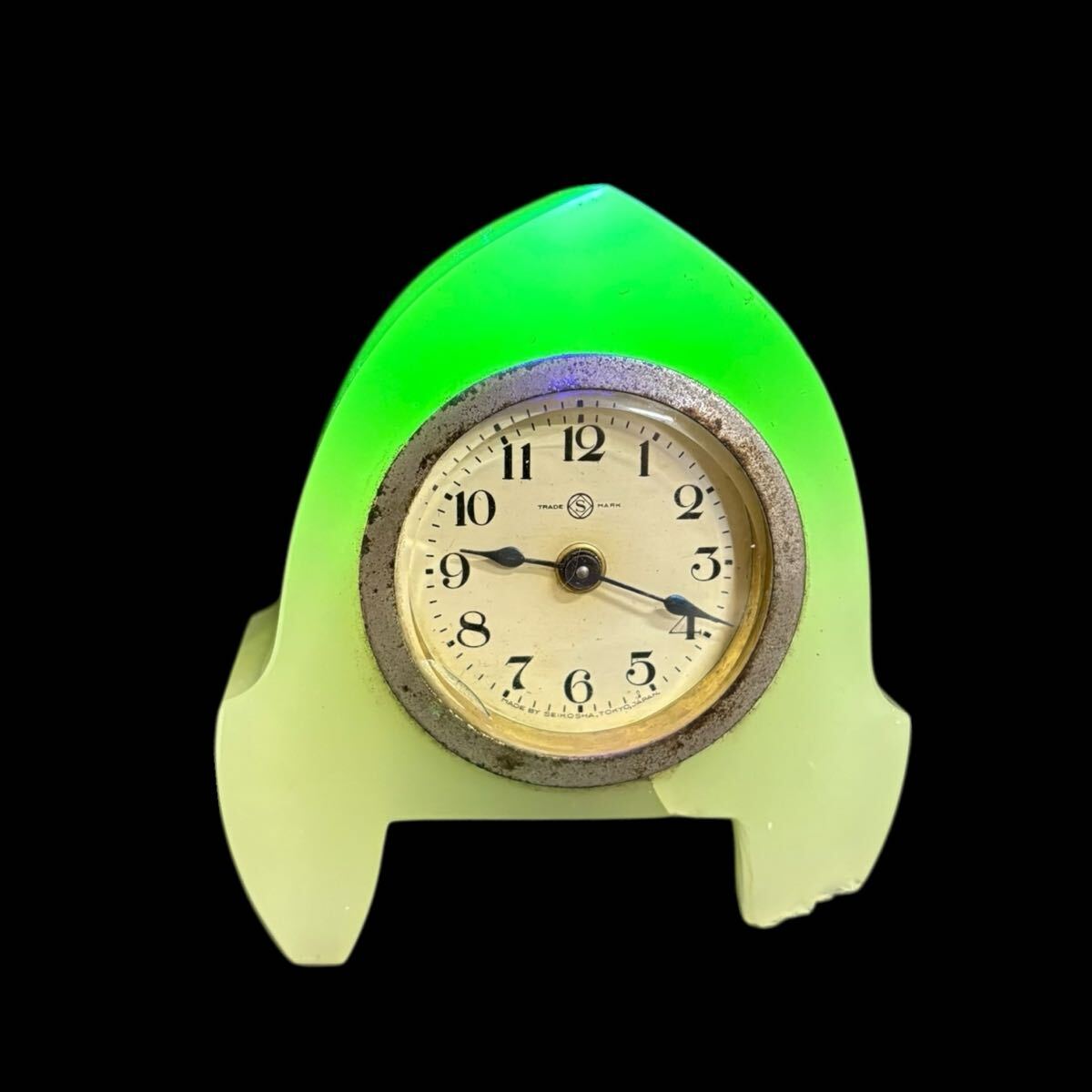 Yahoo!オークション -「ガラス アンティーク 時計」の落札相場