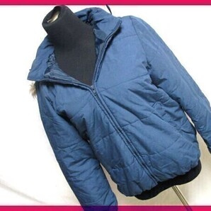 送料無料美品♪ピンクアドベ(PINK ADOBE★高級★中綿ジャケット◆M紺◇NO.R段E3n