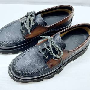 美品 Berluti ベルルッティ ツイストシグネチャー PVC レザー ダービーシューズ ローファー 8 1/2 27cm