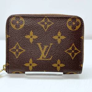 美品 Louis Vuitton ルイヴィトン モノグラム ジッピーコインパース ミニ財布 ブラウン M60067