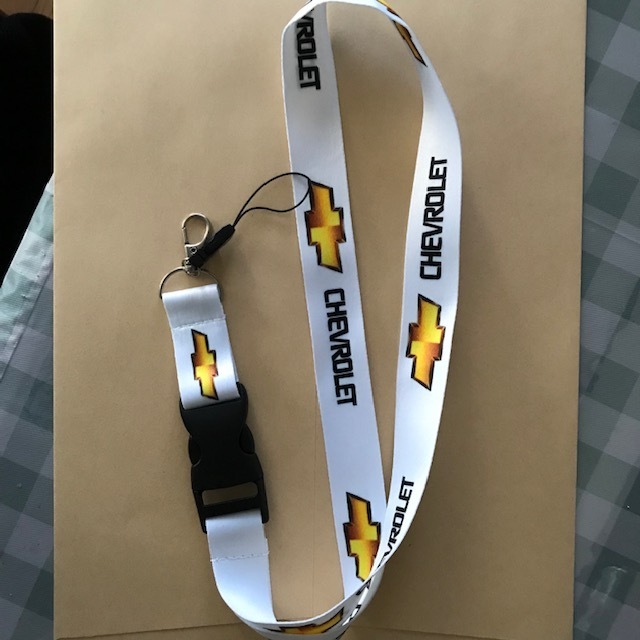 オフ会の必需品？　シボレーロゴ　白　ネックストラップ　送料サービス アストロ　ブ