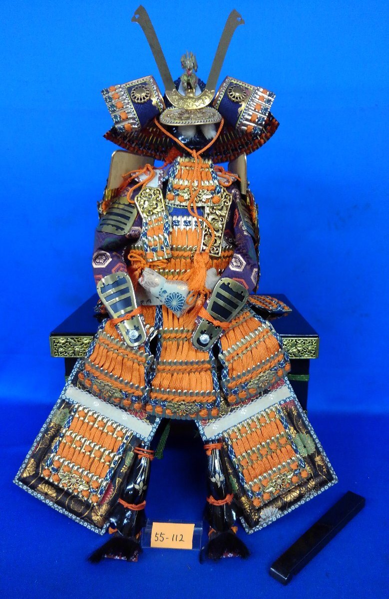 昭和レトロ銅製五月人形篝火 楽天市場】五月人形 久月 鎧飾り 家紋入れ 甲冑 彫金仁王大鎧 植