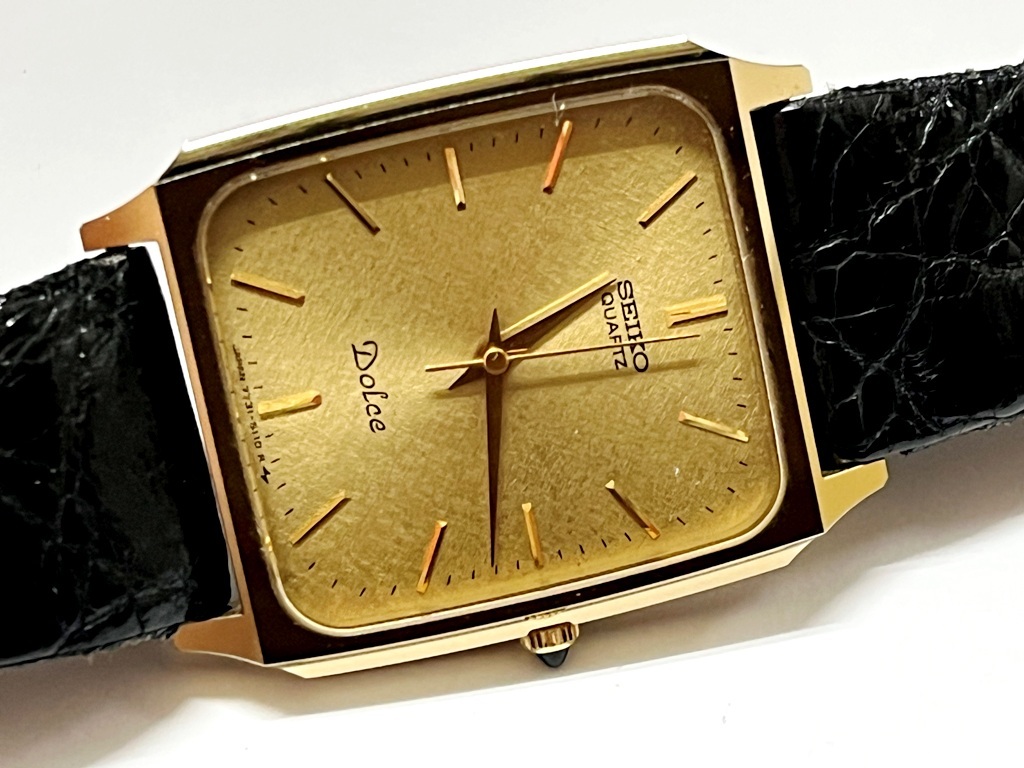 美品☆セイコー☆ドルチェ☆7731-5120☆メンズ　クオーツ時計☆稼働品☆ SEIKO】セイコー Dolce ドルチェ 7731-5120 クォーツ メンズ