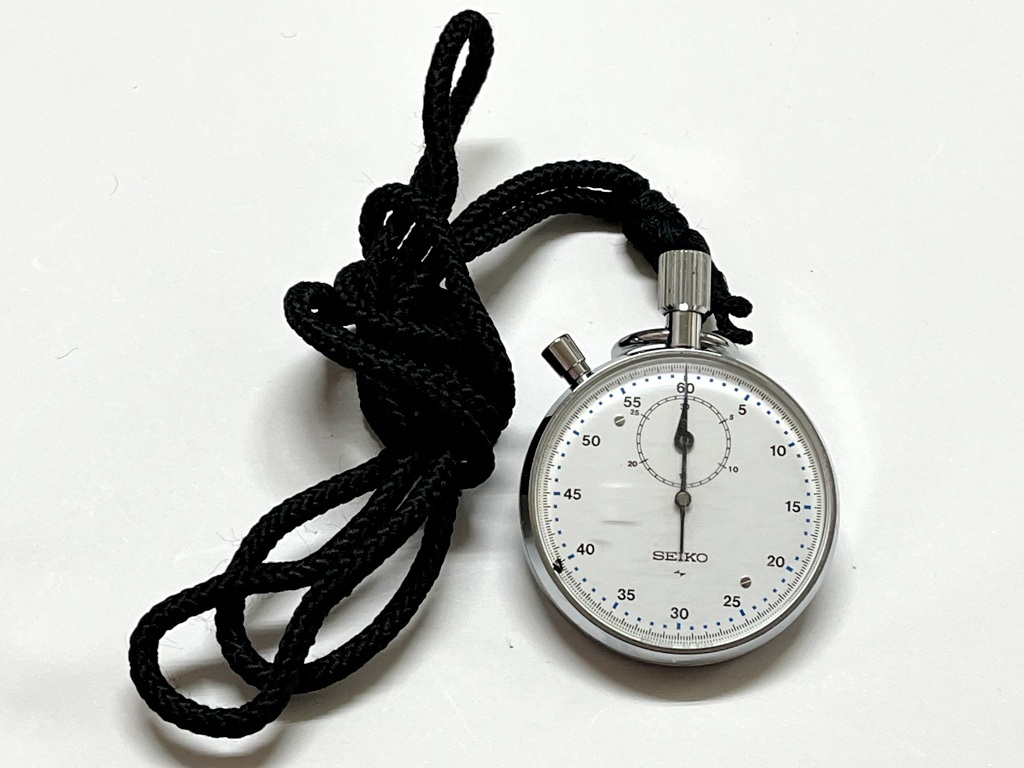 SEIKO セイコー ストップウォッチ 旧ロゴ 手巻き 稼働品 seiko セイコー ストップウォッチ 手巻き｜Yahoo!フリマ（旧