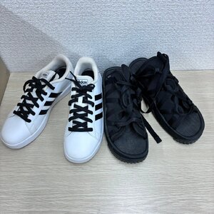 【i25100059】 adidas SHAKA サンダル スニーカー 2点セット