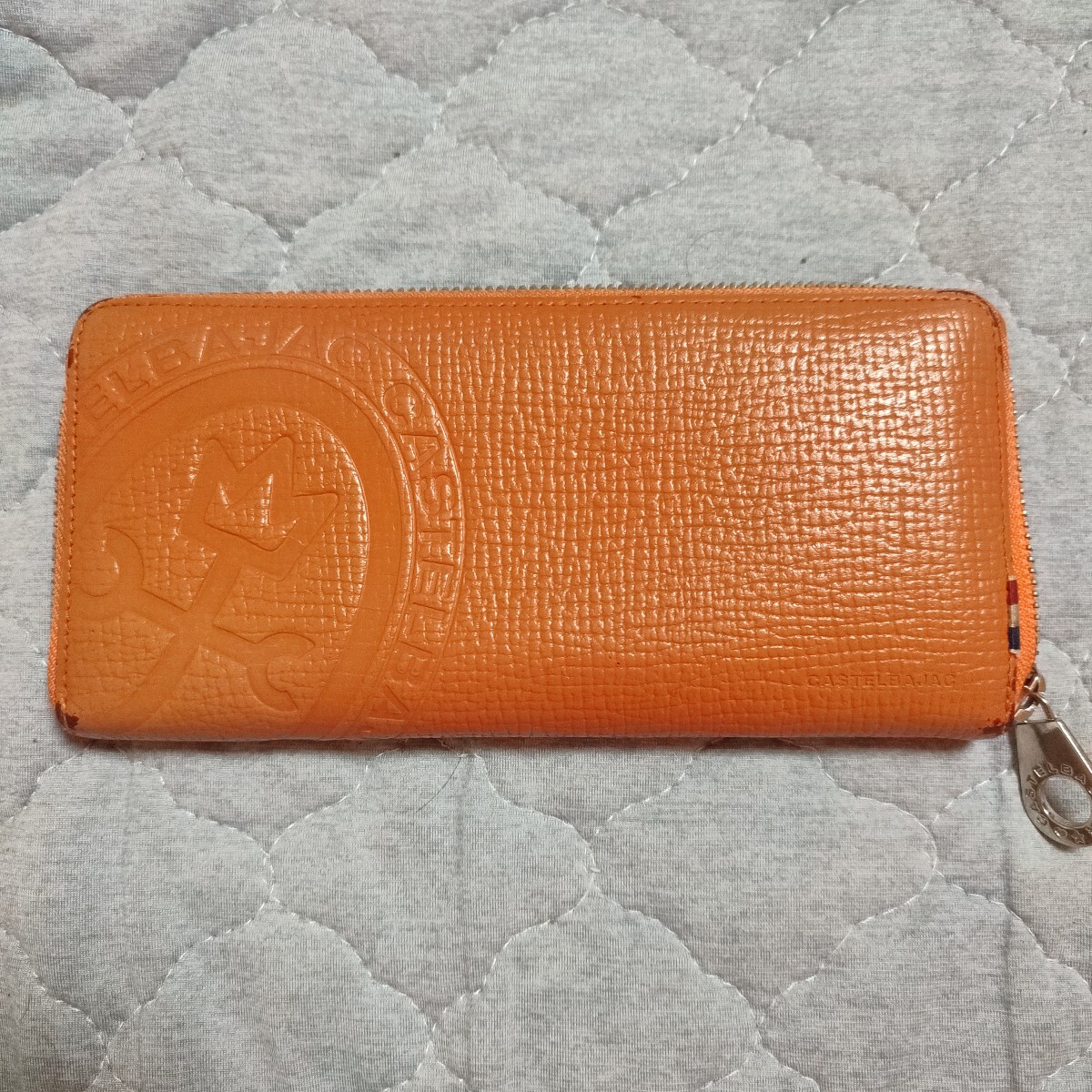 未使用❗️カステルバジャック レザー長財布 オレンジ03561 カステルバジャック 長財布 レディース オレンジ - メルカリ