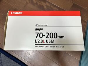 CANON EF 70-200mm F2.8L USM 箱
