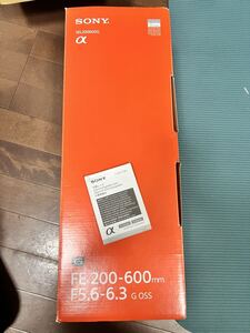 Sony FE 200-600mm F5.6-6.3 G OSS 箱②