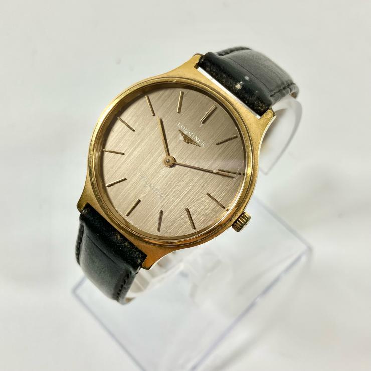 ◎【✨稼働品✨】動作確認済み　LONGINES ロンジン　手巻き式　時計 稼働〇】LONGINES ロンジン 手巻き腕時計 ゴールド スクエア