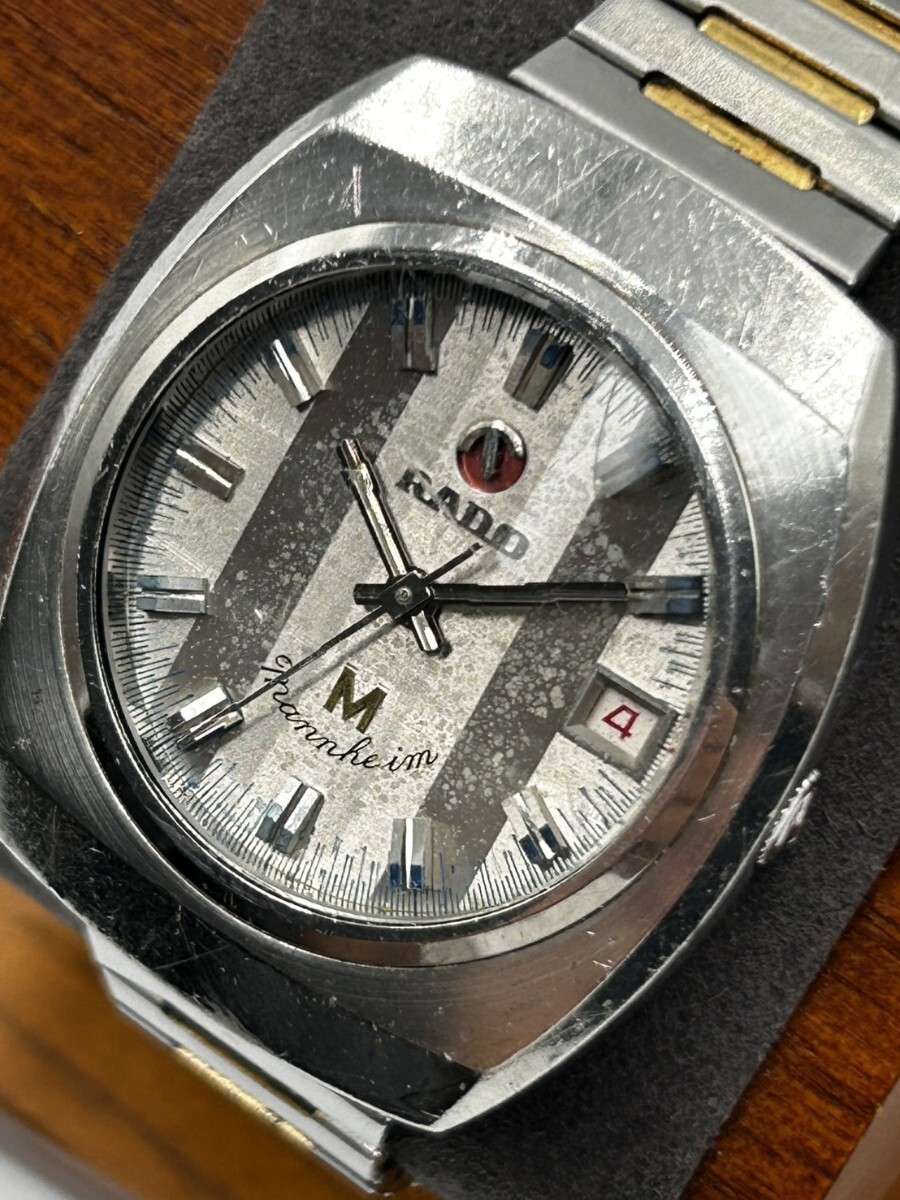 RADOメンズ自動巻腕時計　マンハイム　動作品 楽天市場】ラドー RADO マンハイム 自動巻き メンズ 腕時計