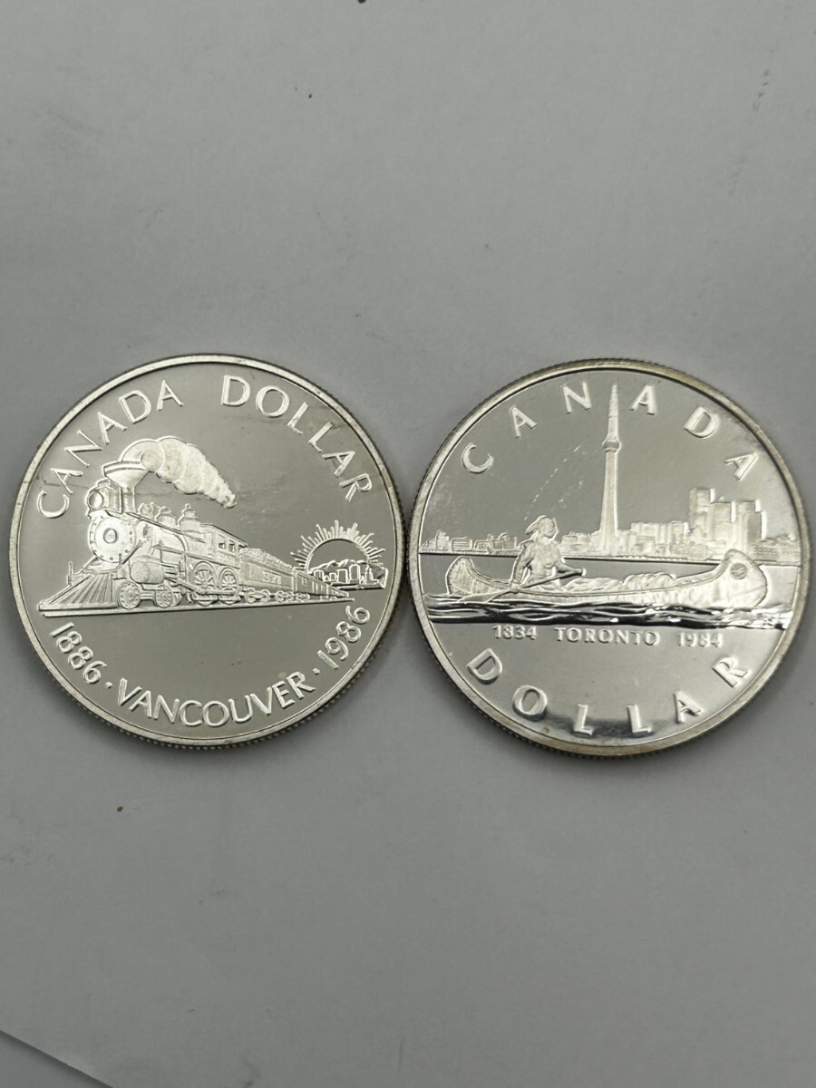 カナダ　1ドル　　硬貨　まとめ売り カナダ 1ドル 1988年 銀貨 プルーフ 未使用 | ミスターコインズ