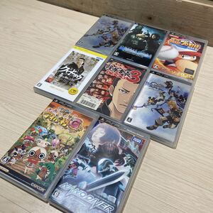 3 ゲーム PSP ソフト 8点 モンハン日記 ナノダイバー クロヒョウ キングダムハーツ FF パワプロ 動作未確認