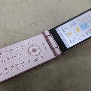 H5412 SoftBank SIMフリー AQUOSケータイ 601SH SHARP 4Gガラホ 簡易動作確認&簡易清掃&初期化OK 判定○ WebにてSIMロック解除手続受付済