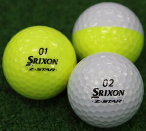 A разряд Srixon SRIXON Z-STAR DIVIDE желтый 2023 год 30 шт лампочка небольшая коробка Lost Ball