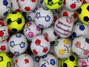 нацарапанная надпись Callaway Callaway CHROME SOFT(x) футбольный мяч рисунок смешивание 30 шт лампочка небольшая коробка Lost Ball