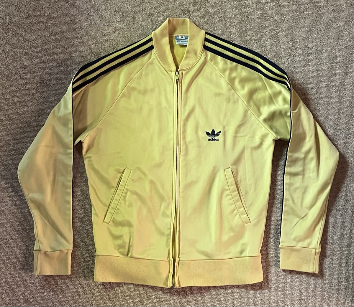 70’svintage adidas ATPジップアップジャケット イエロー 70'svintage adidas ATPジップアップジャケット イエロー 70s
