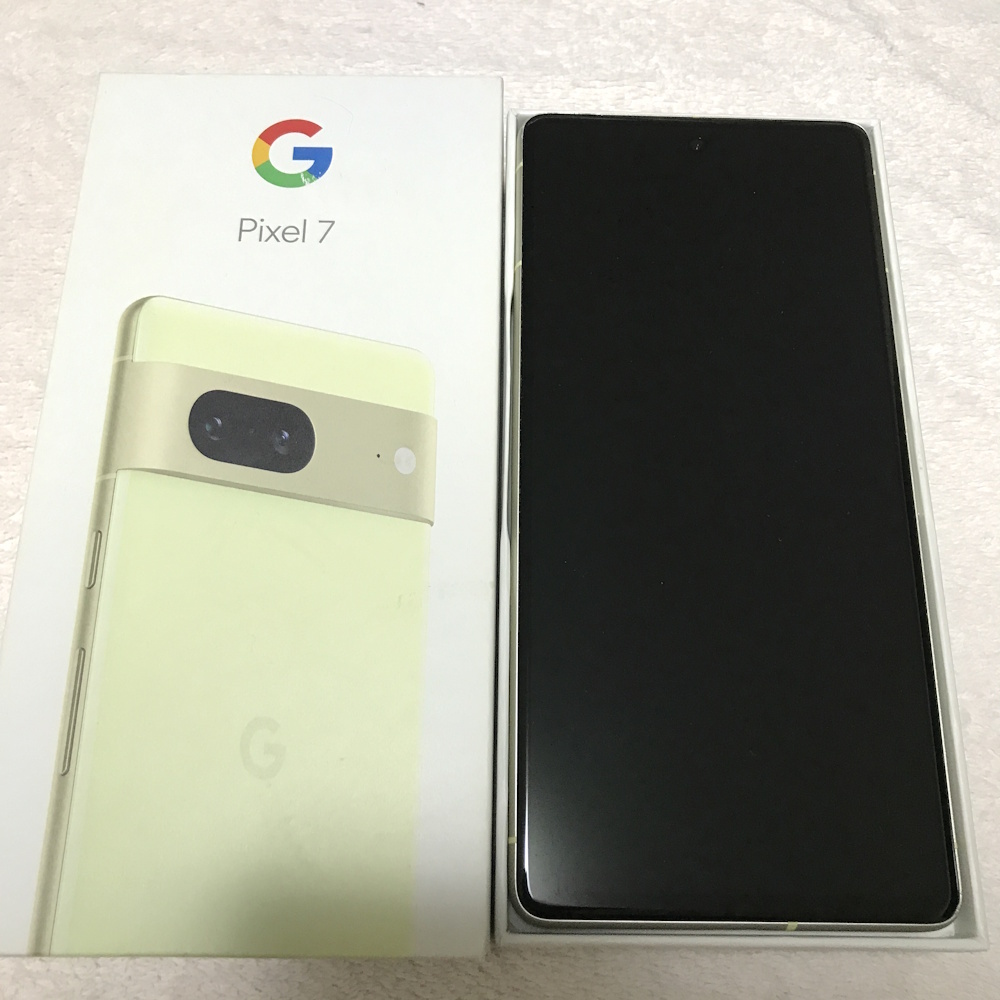 Google Pixel7本体(中古、一部パネル剥離アリ) 水没してしまったPixel7、水没復旧と画面交換で起動可能に