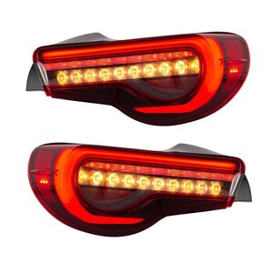 VLAND レッド 流れるウィンカー 86 ハチロク BRZ LEDテールランプ LEDウィンカー BRZテール ZN6テールランプ