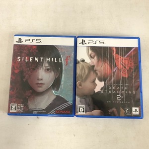 02w19746★1円~PS5ソフト 2本セット SILENT HILL f /DEATH STRANDING 2 ON THE BEACH 中古品