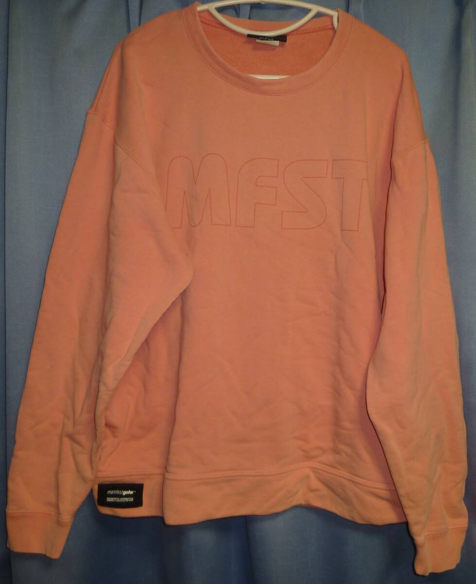 90s 00s　manifest gelw　スウェット　ヴィンテージ　サーモンピ
