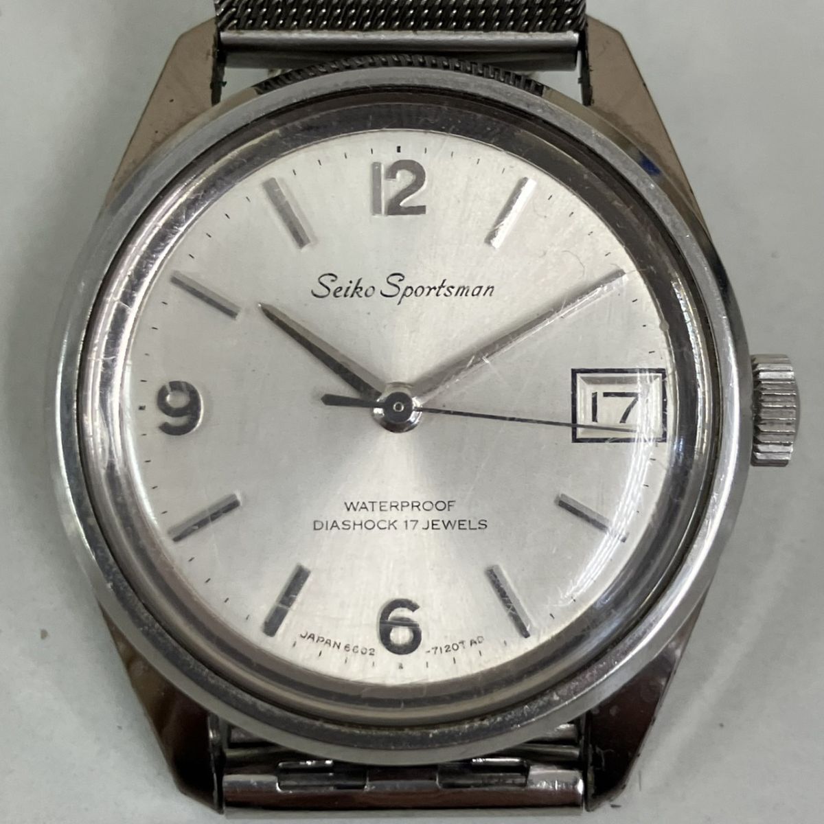 SEIKOスポーツマン 17JEWELS手巻き美品 2025年最新】Yahoo!オークション -セイコー スポーツマン 17石の