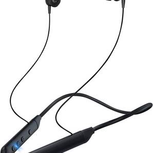 Bluetooth イヤホン 首かけイヤホン スポーツイヤホン ワイヤレスイヤホン 18-22時間連続再生 マグネット搭載 ネックバンド型 マイク搭載
