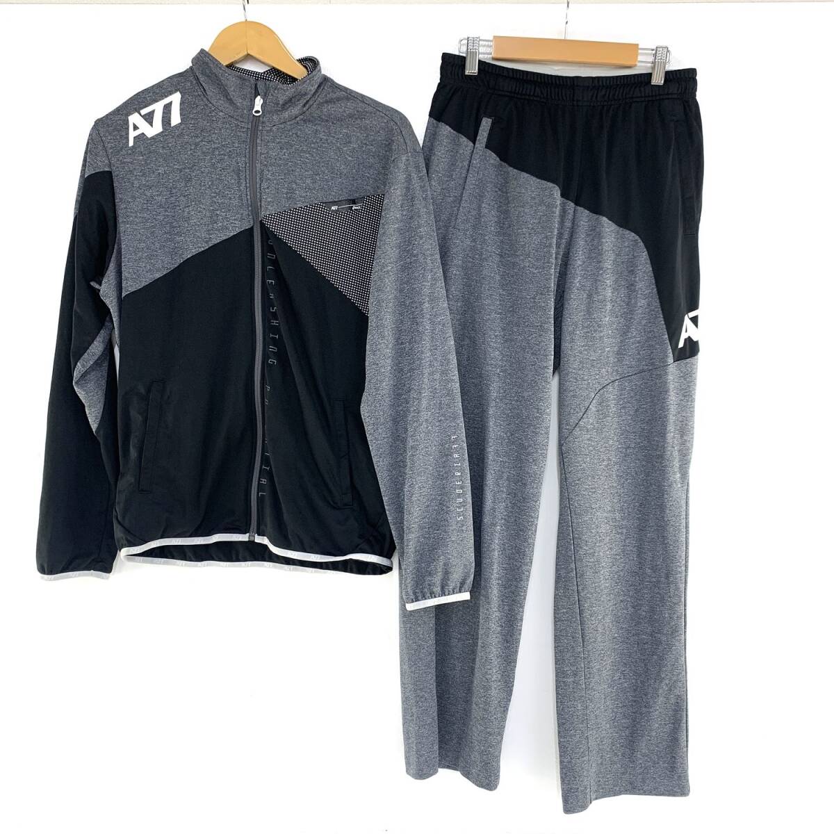 【新品・未使用】ASICS セットアップスウェット 上下 O ネイビー 刺繍ロゴ 2063s320-2063a322.jpg