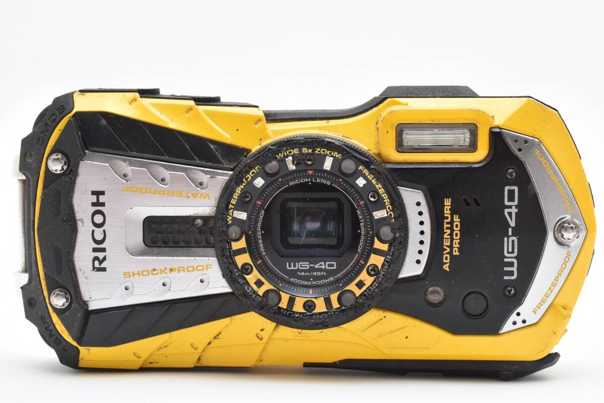 リコー　RICOH WG-40 M250721#475 Amazon | RICOH 防水デジタルカメラ RICOH WG-40 ブラック 防水